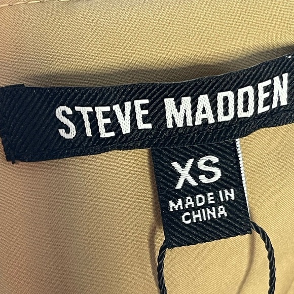 Steve Madden Black Lace Hi-Low Midi Dress with Nude Lining XS NWT Retail $129 - Picture 12 of 16